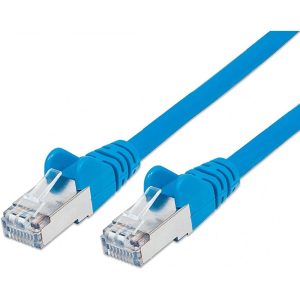 Cavo di Rete Patch Blu Cat. 5e 15m - Rame Schermato INTELLINET
