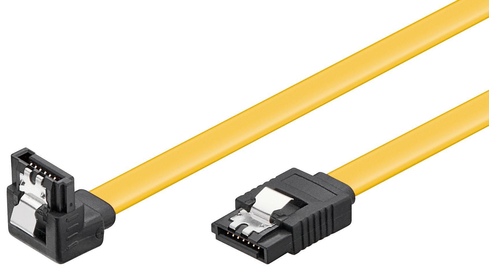 Cavo SATA 6GBs Angolato da 10 cm GOOBAY