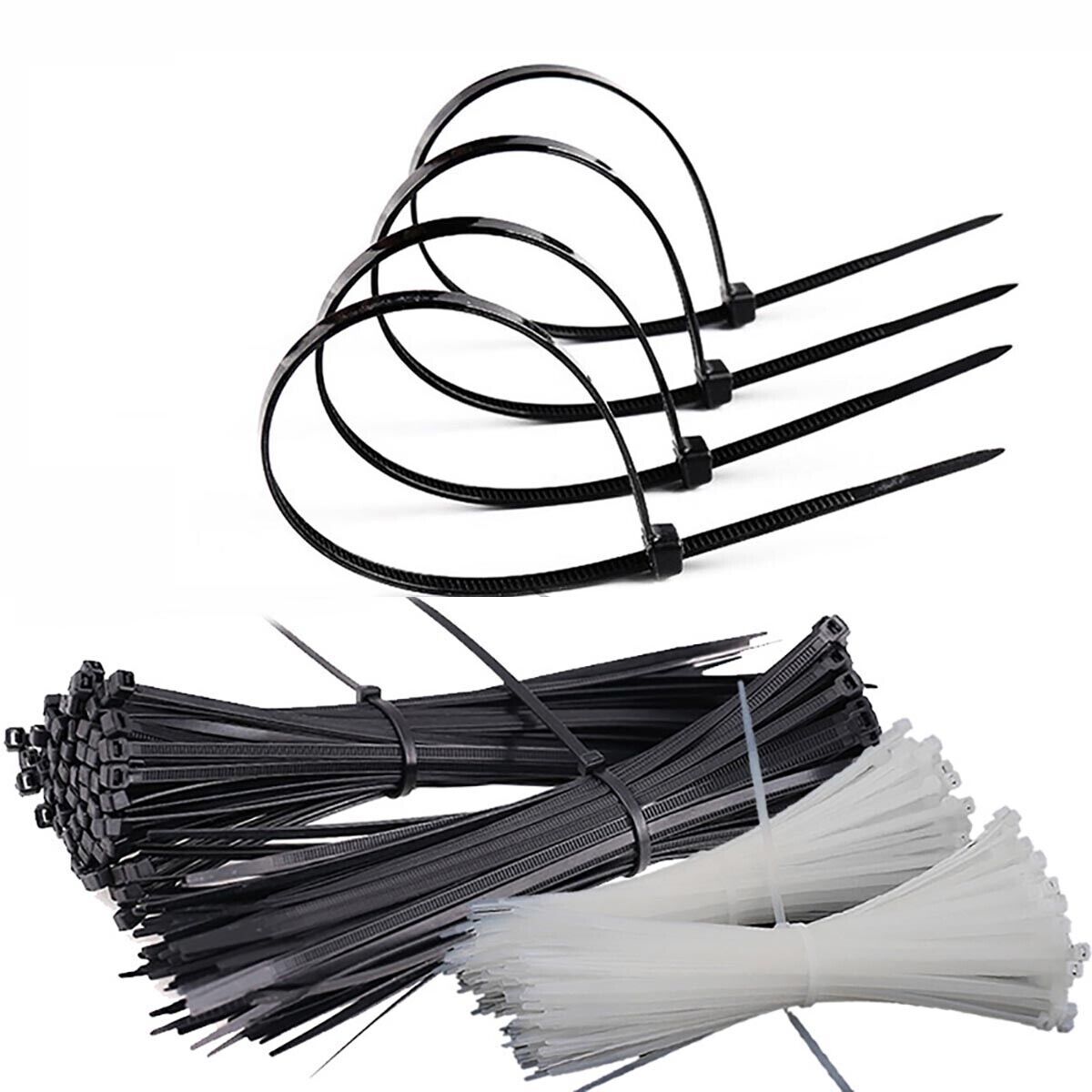 Fascette autobloccanti: Set da 100 pezzi bianche 380x7,6mm TECHLY - immagine 8