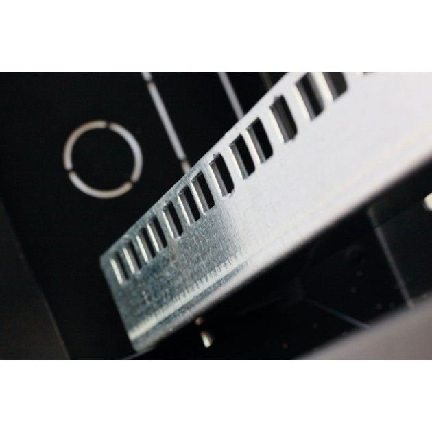 Armadio Rack 19'' Flat a muro p.15cm 6 unità sezione unica Nero TECHLY PROFESSIONAL - immagine 8
