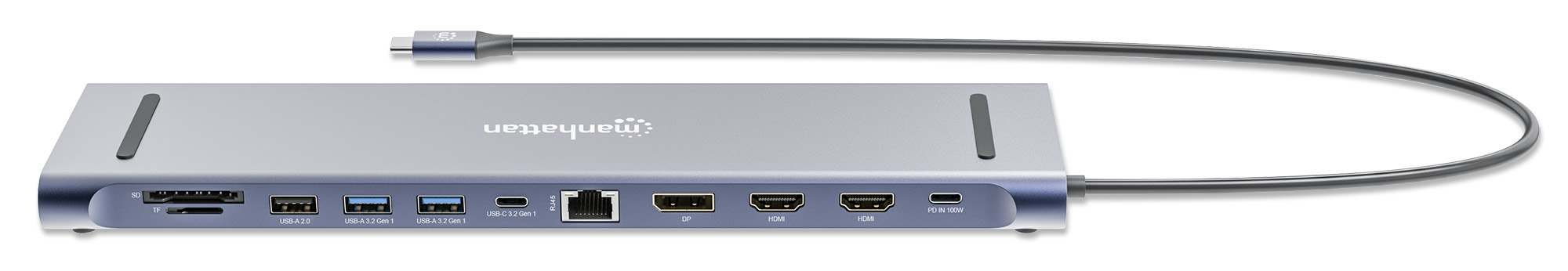 Docking Station USB-C™ 12-in-1 4K Triplo Monitor con MST MANHATTAN - immagine 7