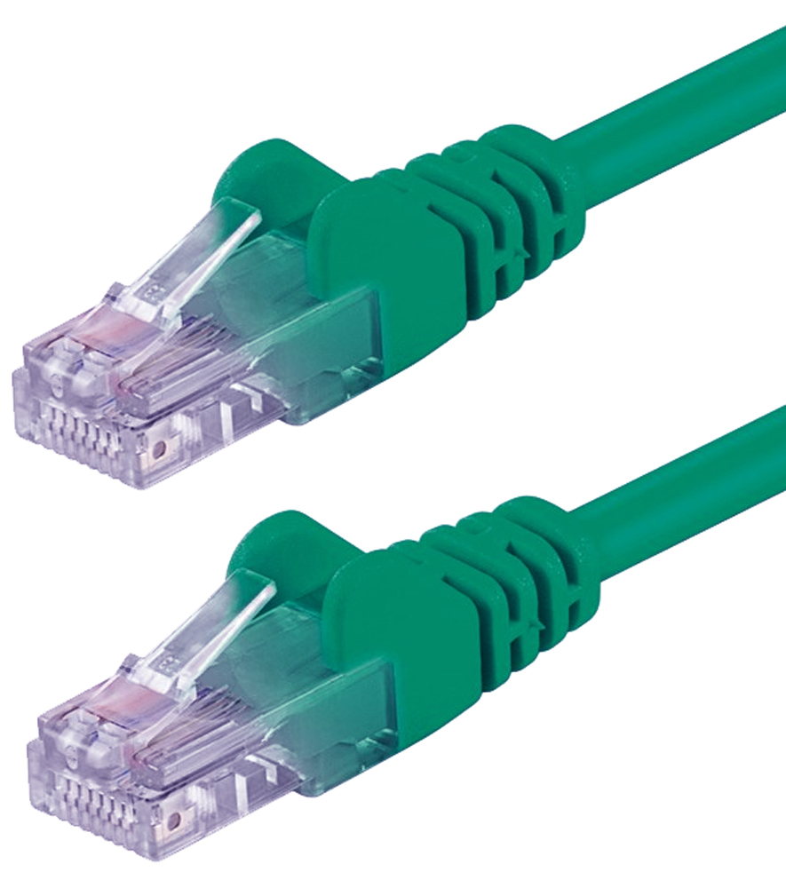"Cavo Patch Verde Cat. 5e UTP in Rame da 1m" INTELLINET
