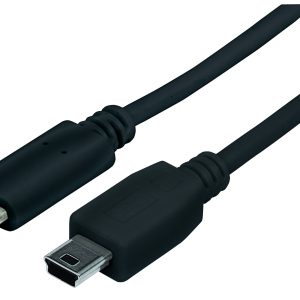 Cavo HiSpeed USB Mini-B Maschio / USB-C Maschio 1m Nero MANHATTAN