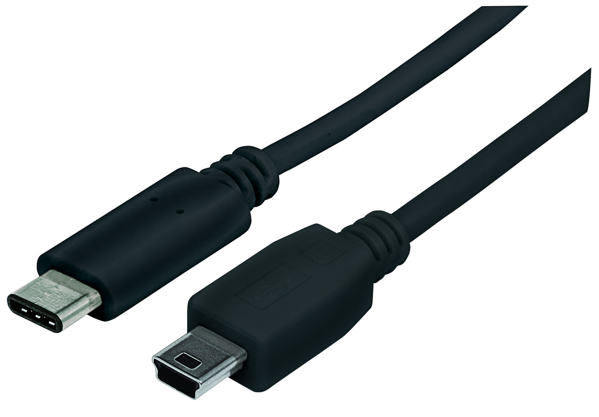 Cavo HiSpeed USB Mini-B Maschio / USB-C Maschio 1m Nero MANHATTAN