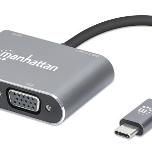 Convertitore USB-C&trade; a HDMI e VGA 4-in-1 con Power Delivery MANHATTAN