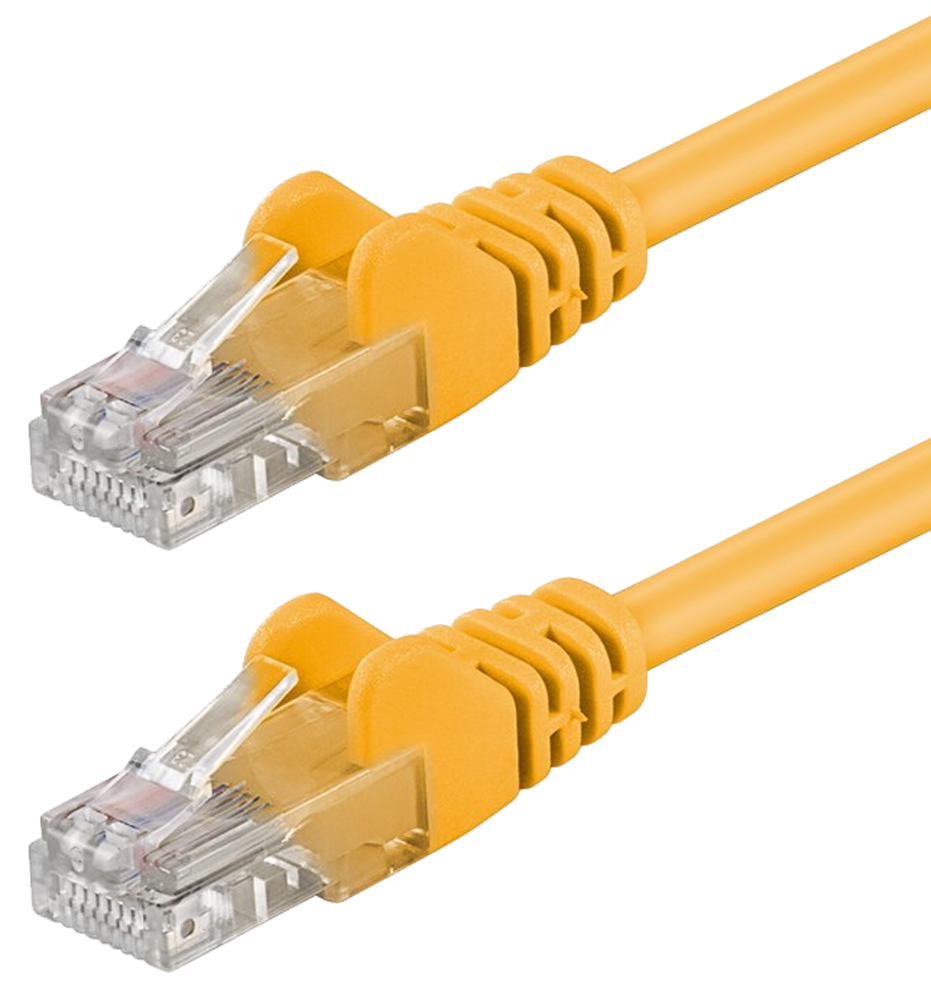 Cavo di rete Patch Cat. 5e Giallo 0,3m INTELLINET