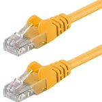 Cavo di rete Patch Cat. 6 in rame giallo - Lunghezza 5m INTELLINET