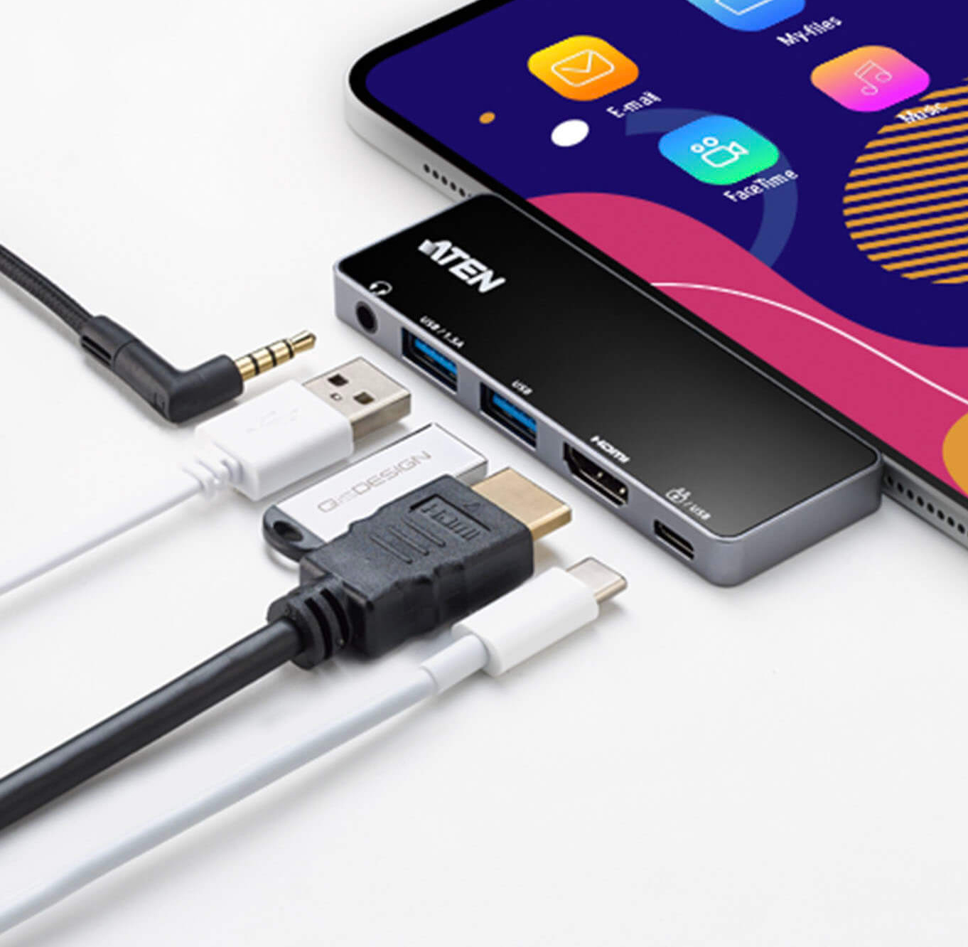 Docking Station da Viaggio USB-C™ Alimentazione pass-through, UH3238 ATEN