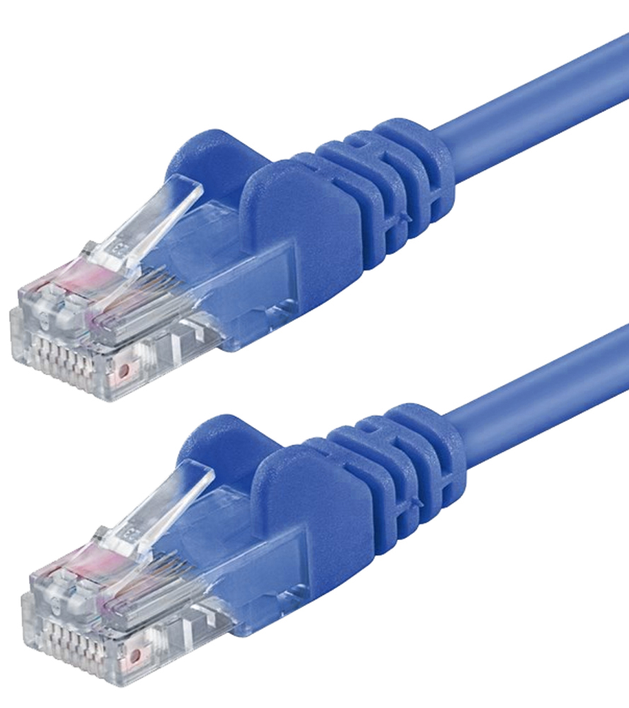 Cavo di rete Patch in CCA Cat.5E Blu U/UTP 2m GOOBAY