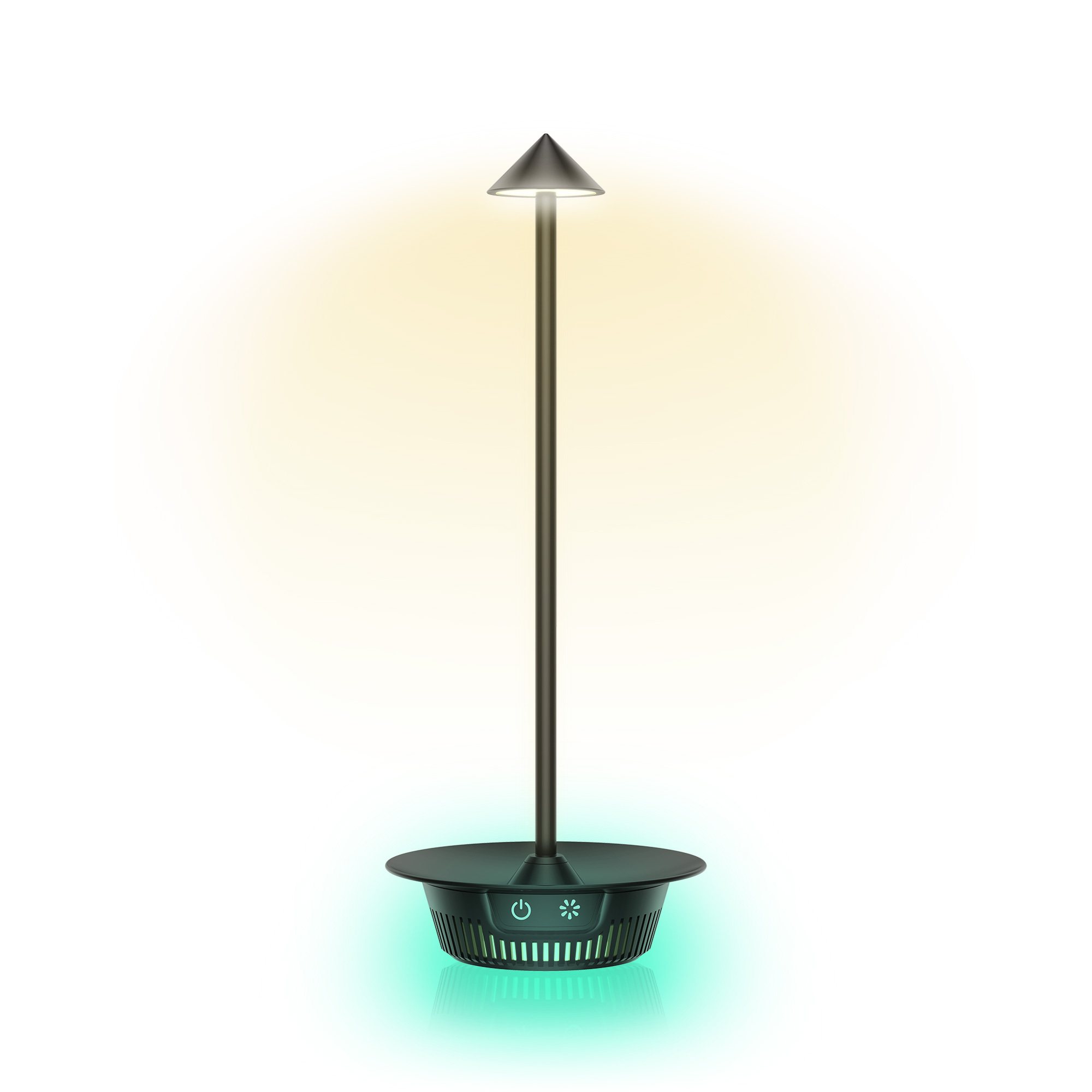 Lampada LED Multicolore da Tavolo Dimmerabile Batteria Ricaricabile Alimentazione USB-C™ TECHLY