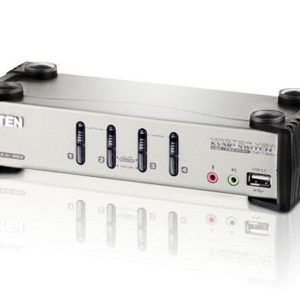 Switch KVM 4 porte con audio e VGA, CS-1734B ATEN