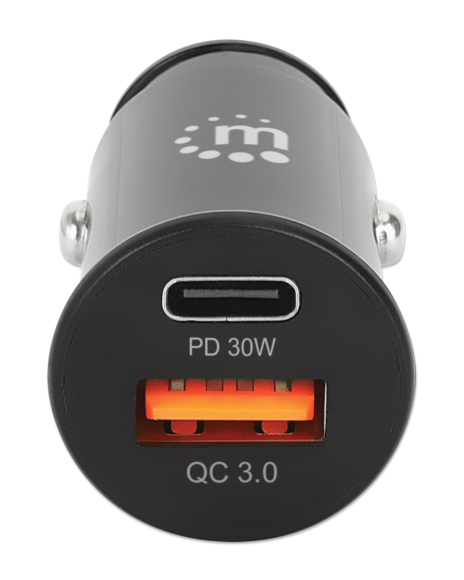 Mini Caricabatteria da Auto con Alimentazione a 2 porte - 25 W MANHATTAN - immagine 4