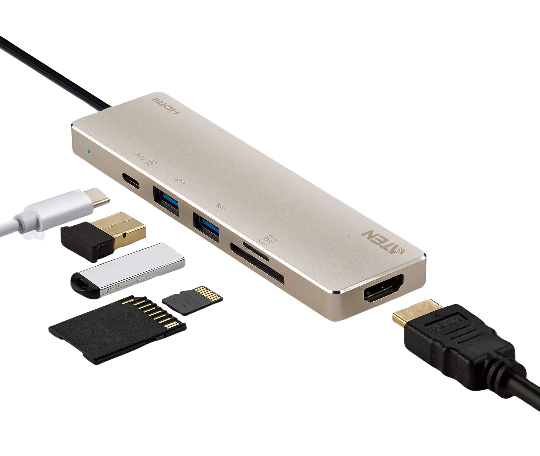 Mini Dock Multiporta USB-C™ Alimentazione pass-through, UH3239 ATEN