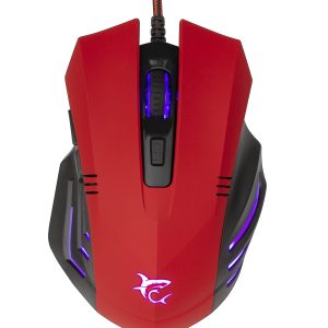 Mouse Gaming USB 3200dpi 6 Tasti Hannibal-2 GM-3006 Rosso WHITE SHARK