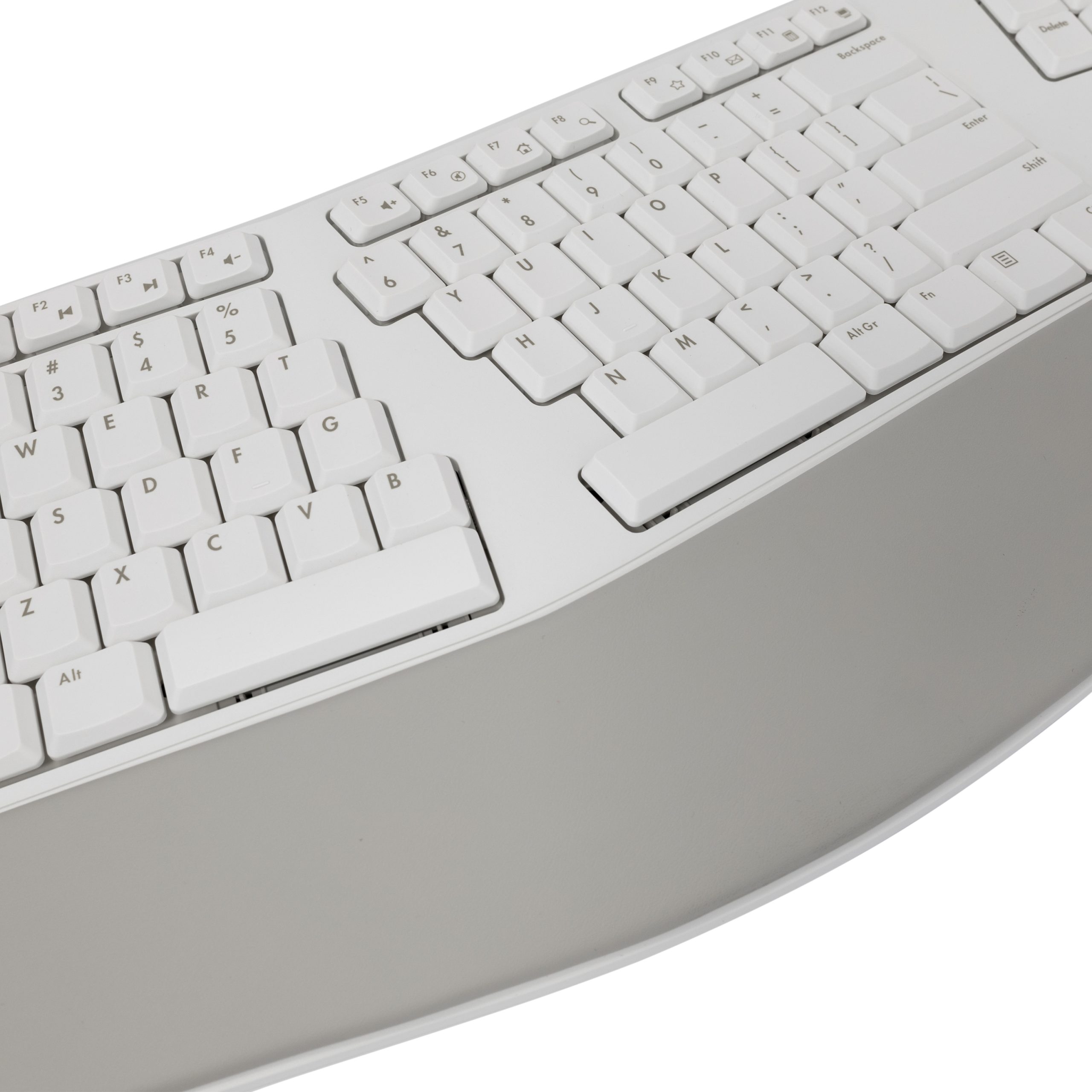 Tastiera wireless e mouse combinata, tastiera ergonomica con poggiapolsi, supporto per telefono, modalità sleep, 2,4 G, ricaricabile, senza lag, mouse compatto e silenzioso per Windows, Mac, laptop