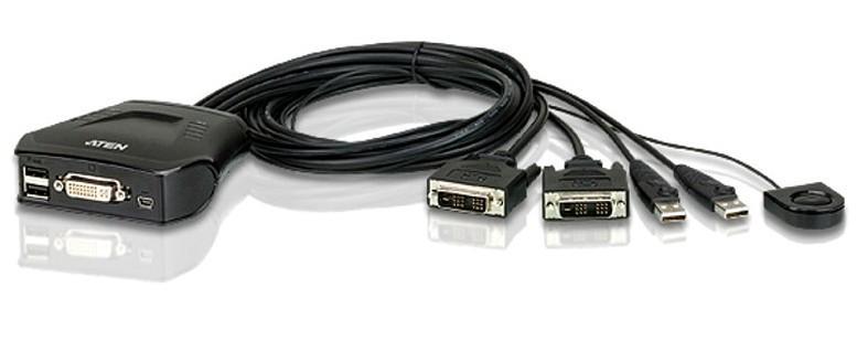 Switch KVM USB DVI a 2 Porte, CS22D ATEN
