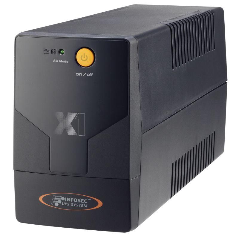 Gruppo di Continuità UPS X1 EX 700VA Line Interactive Nero INFOSEC