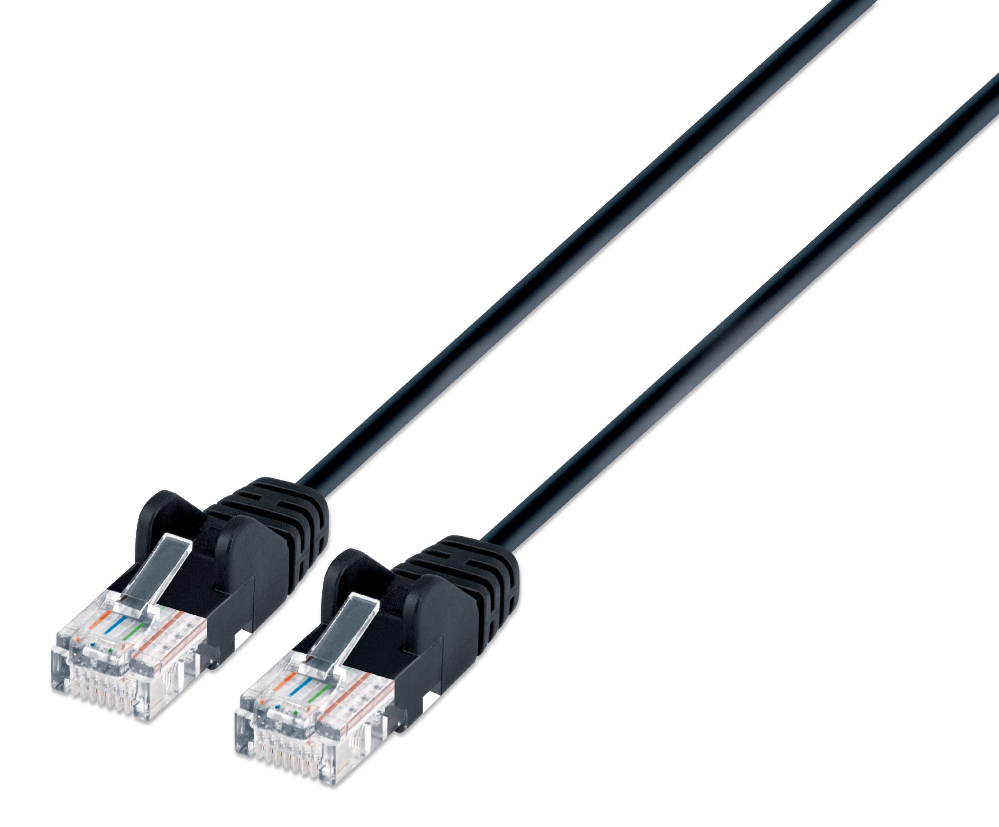 Cavo patch di rete Cat6 UTP Slim 3 m Nero INTELLINET