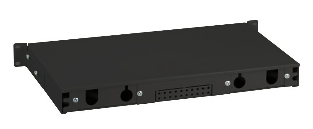 "Cassetto Rack 19'' Fibra Ottica Nero 24 porte LC Duplex/SC Simplex" INTELLINET - immagine 2
