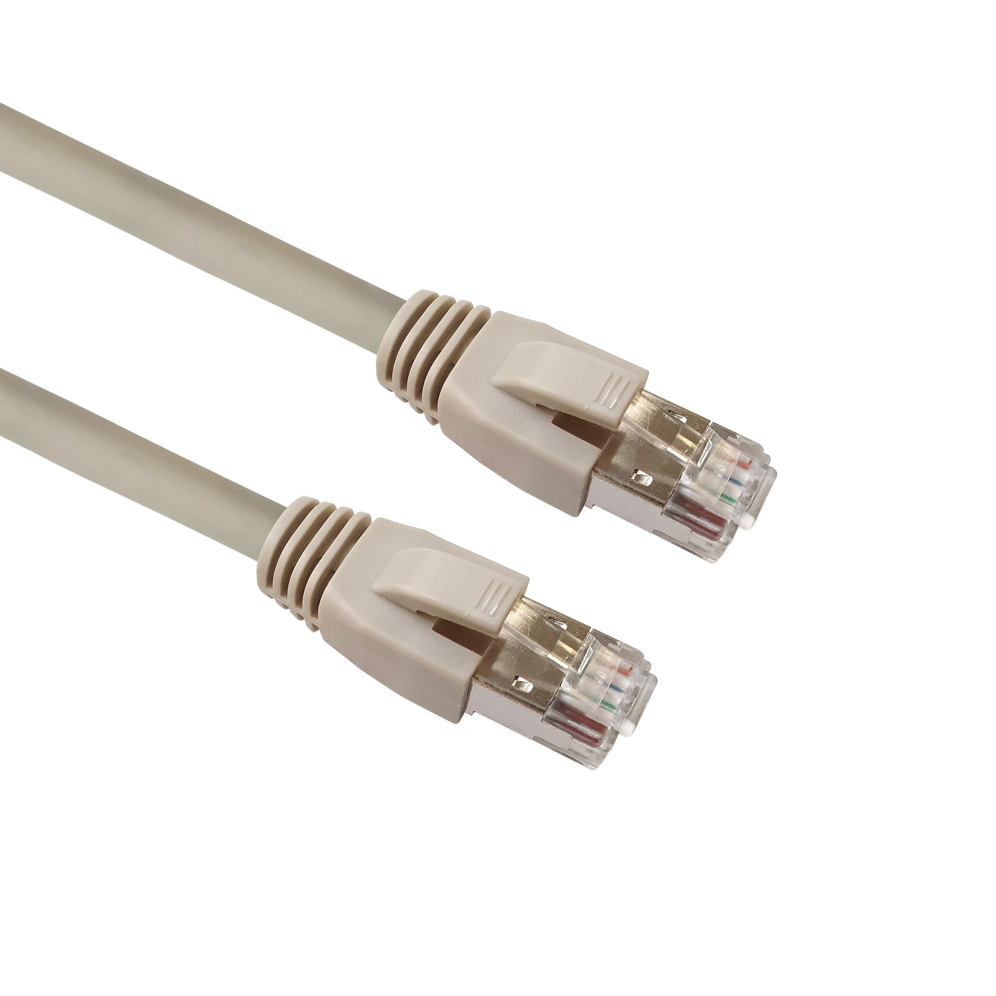 Cavo di rete Patch in rame Cat.8.1 SFTP LSZH 3 metri Grigio INTELLINET - immagine 2