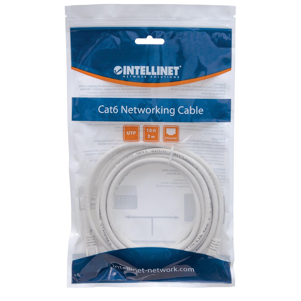 Cavo di rete Patch in Rame Schermato Cat. 5e Bianco F/UTP 5 m INTELLINET - immagine 2
