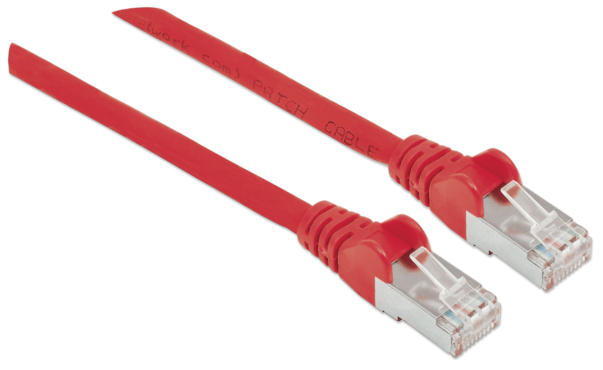 Cavo Patch Cat.7 Plug RJ45 6A S/FTP LSZH 0,5m Rosso INTELLINET - immagine 2