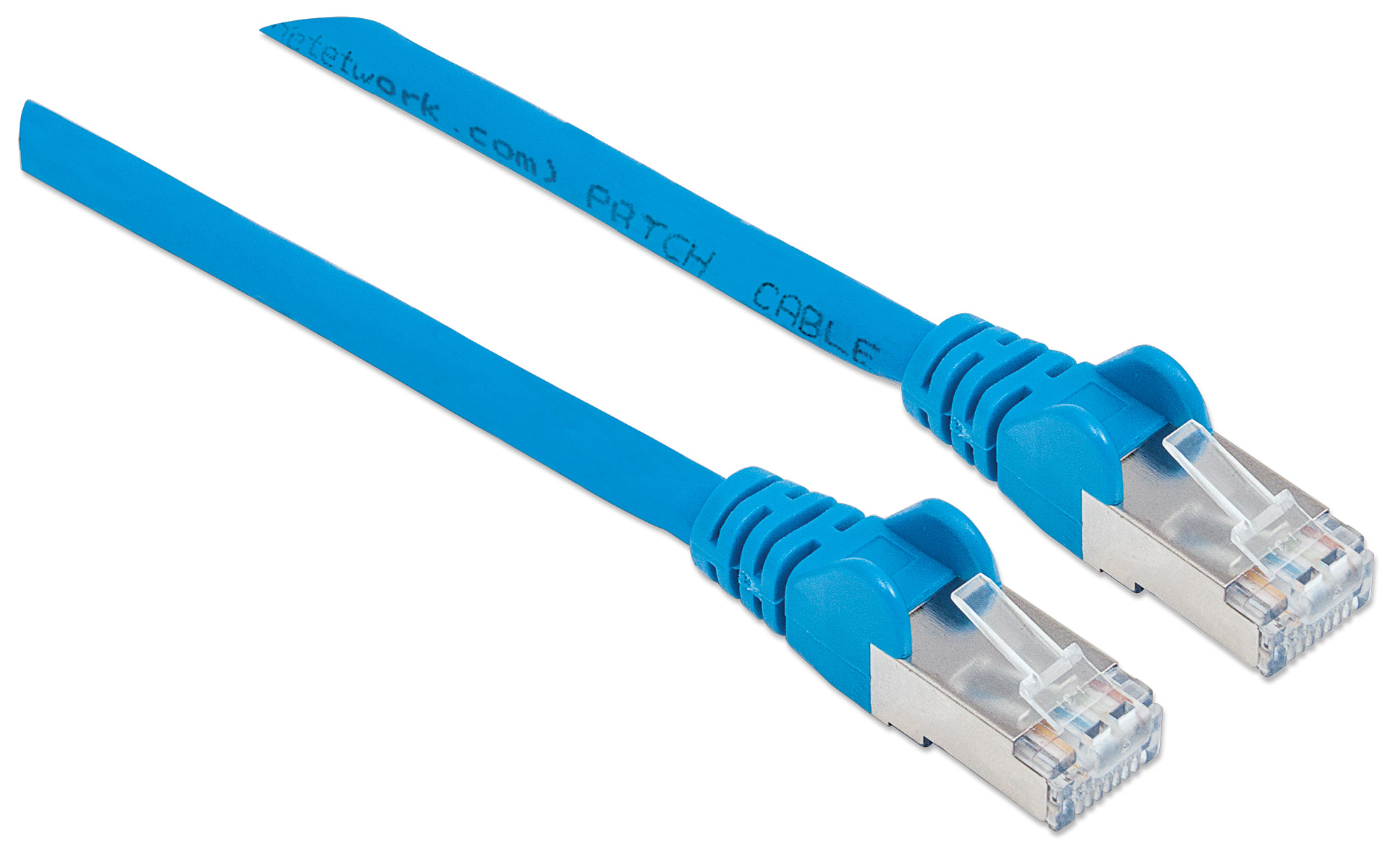 Cavo Patch Cat.7 Plug RJ45 6A S/FTP LSZH 2m Blu INTELLINET - immagine 2