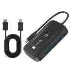Adattatore Video Extender Wireless con Hub USB-C&trade; 5-IN-1 TECHLY