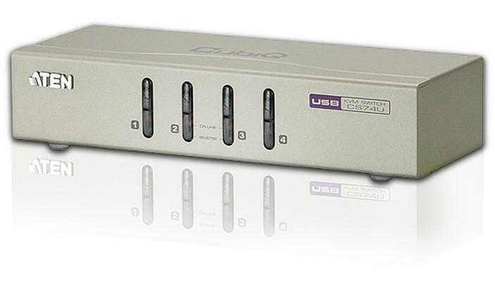 Switch KVM USB a 4 Porte, CS74U ATEN