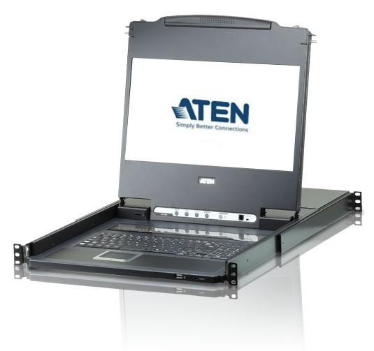 Switch DVI FHD LCD KVM a 8 Porte e Binario Singolo, CL6708MW ATEN