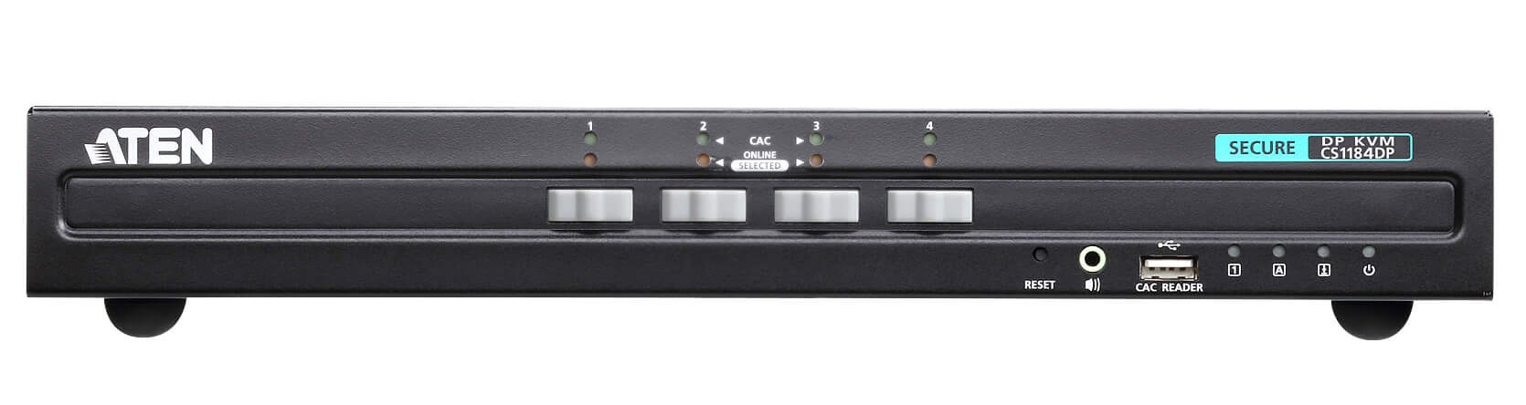 Switch KVM USB DisplayPort per la sicurezza a 4 porte, CS1184DP ATEN