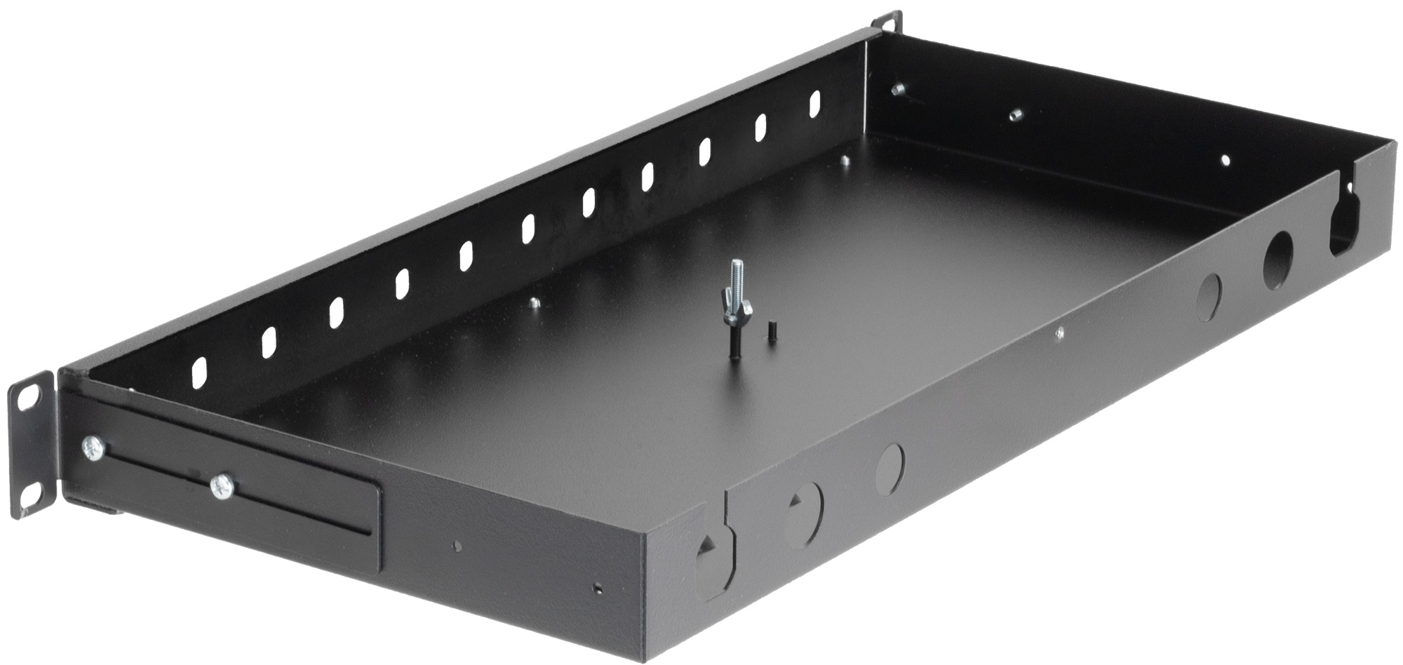Cassetto Ottico Nero 12 Porte per Armadio Rack 19'' INTELLINET - immagine 2
