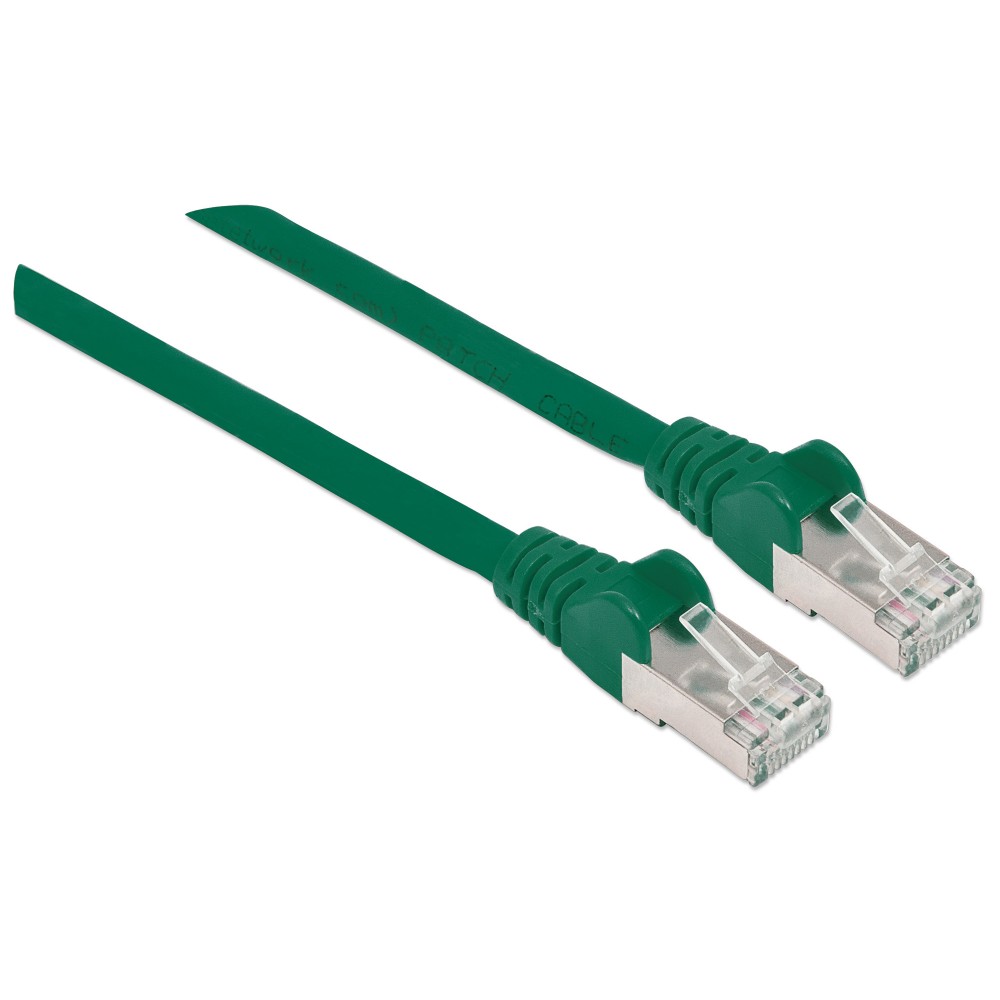 Cavo di rete Patch in rame Cat. 6A Verde SFTP LSZH 2m INTELLINET - immagine 2
