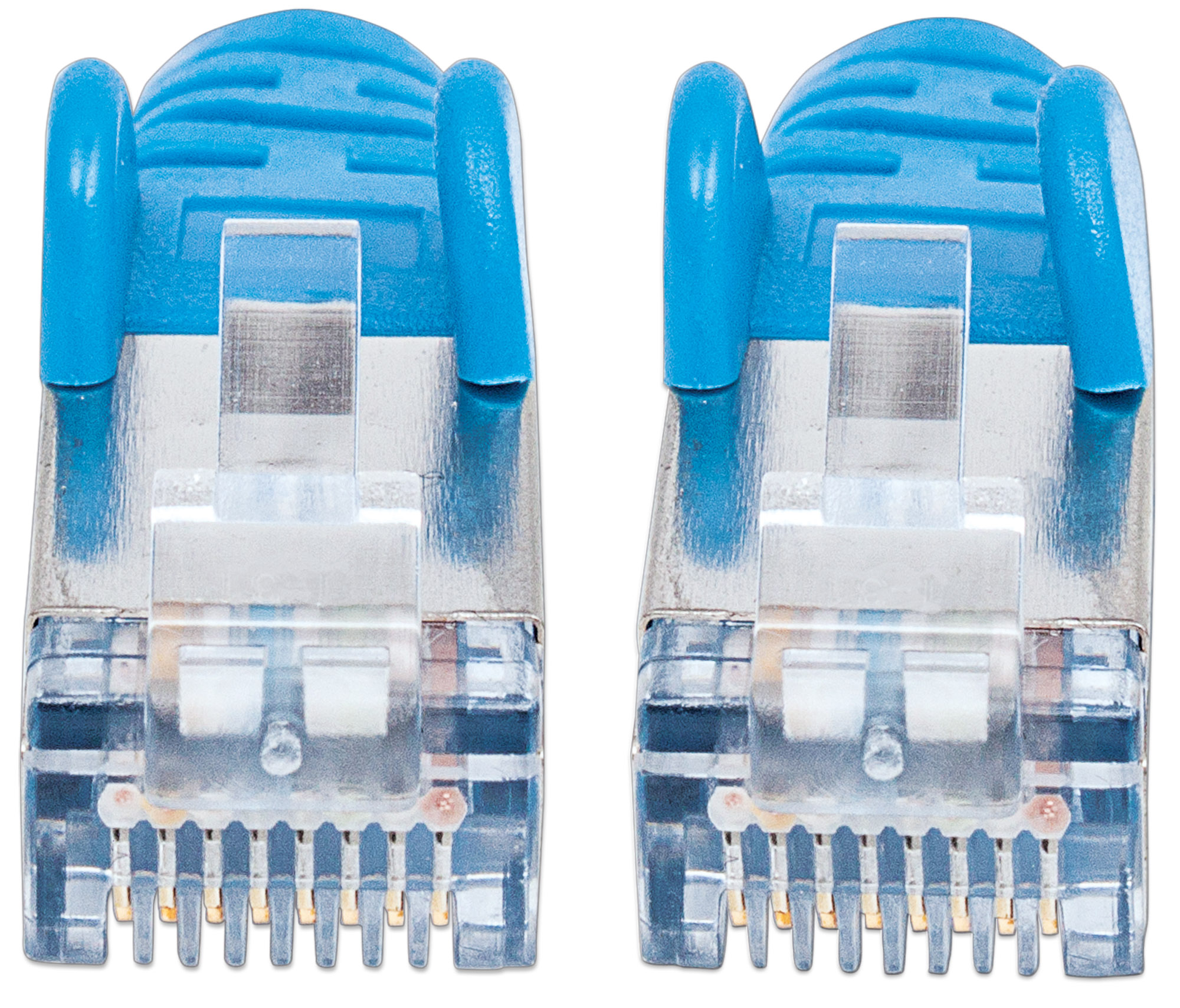 Cavo Patch Cat.7 Plug RJ45 6A S/FTP LSZH 30m Blu INTELLINET - immagine 3