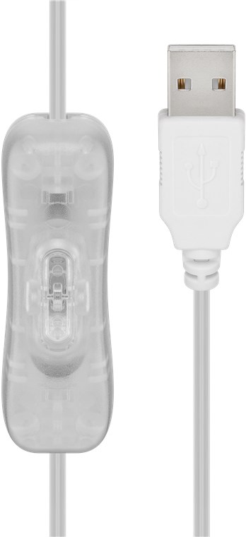 Bobina con Filo di Rame 100 Luci LED IP21 USB Interruttore On Off - immagine 3
