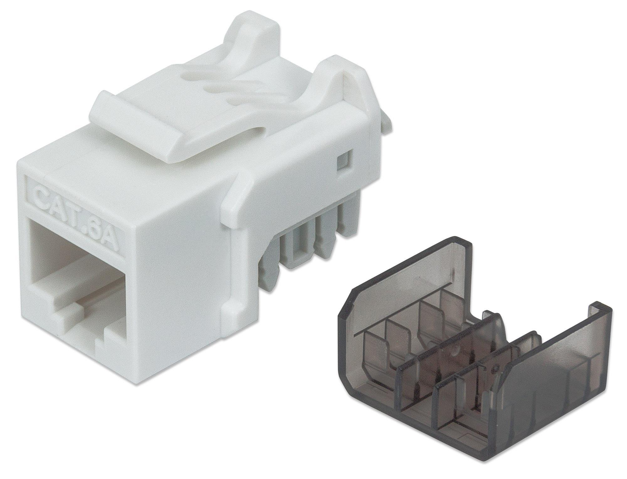Keystone Cat6A UTP Bianco - Frutto 10G INTELLINET