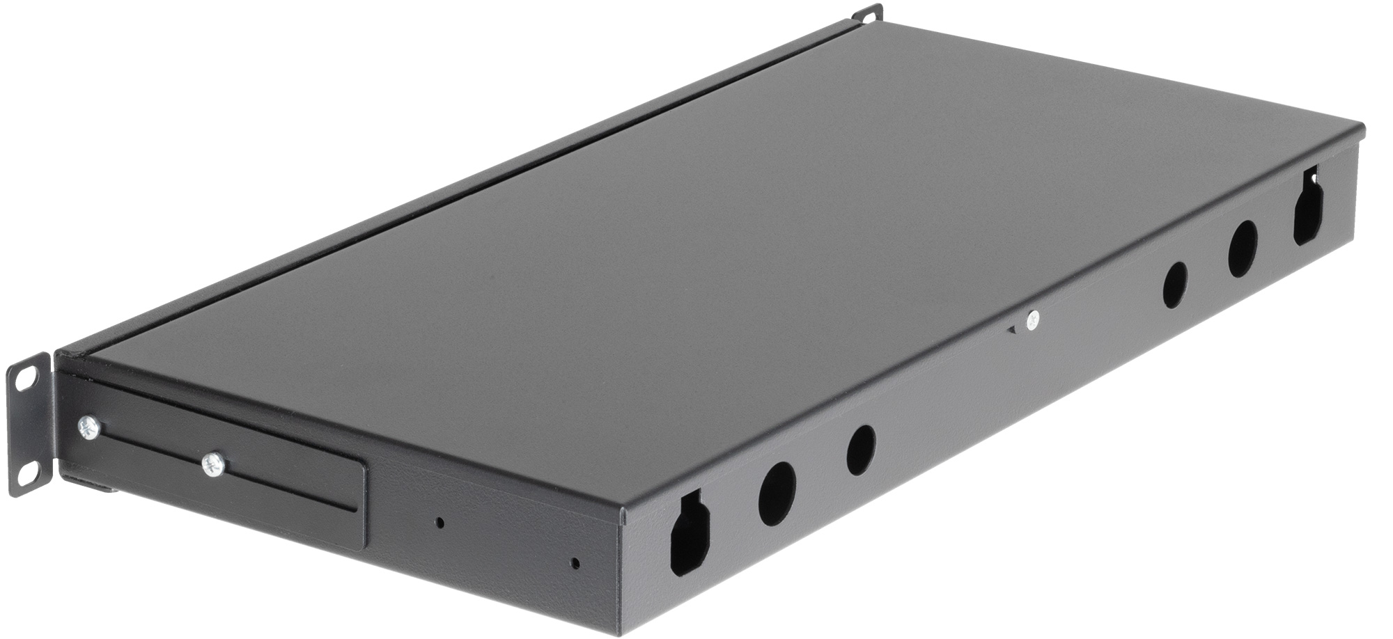 Cassetto Rack 19'' in Fibra Ottica: 12 Porte ST Simplex INTELLINET - immagine 3