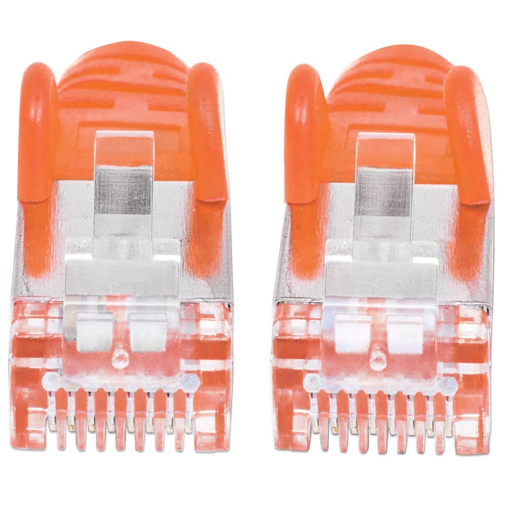 Cavo di rete Patch in rame Cat. 6A Arancione SFTP LSZH 2m INTELLINET - immagine 3