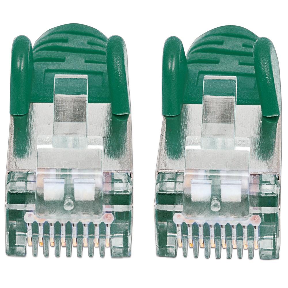 Cavo di rete Patch in rame Cat. 6A Verde SFTP LSZH 0,5m INTELLINET - immagine 3