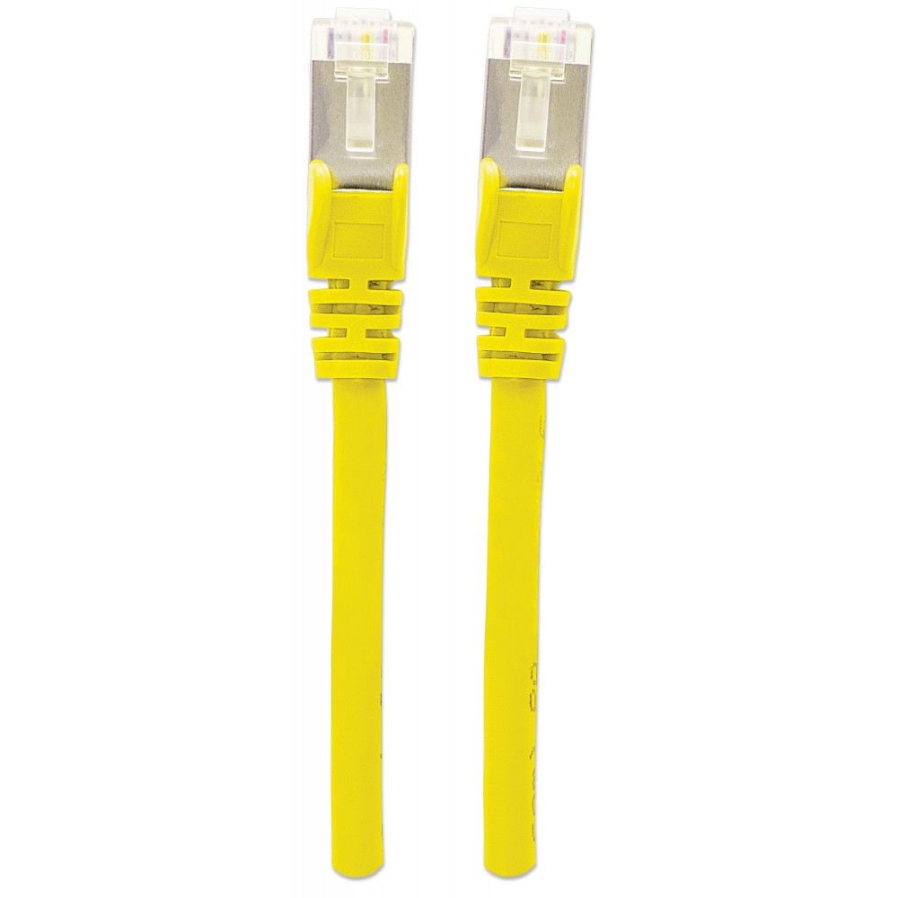 Cavo di rete Patch in rame Cat. 6A Giallo SFTP LSZH 5m INTELLINET - immagine 4