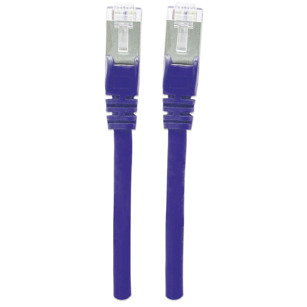 Cavo di rete Patch in rame Cat. 6A Viola SFTP LSZH 2m INTELLINET - immagine 4