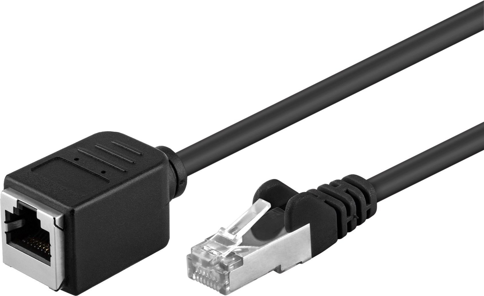 Prolunga di rete Patch in Rame F/UTP Cat. 5e 5m Nero INTELLINET