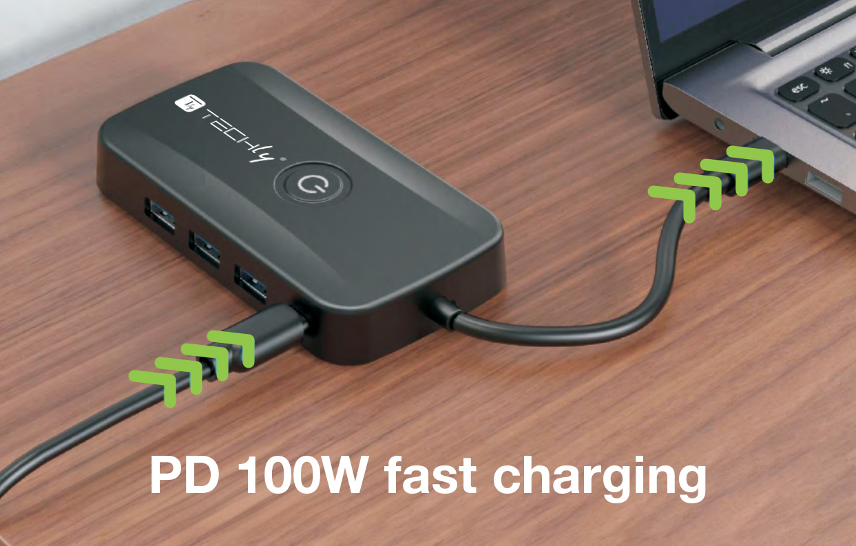 Adattatore Video Extender Wireless con Hub USB-C™ 5-IN-1 TECHLY - immagine 6