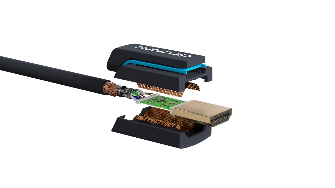 Cavo HDMI High Speed Ethernet A/A M/M 1,5 m Alta Qualit&agrave; CLICKTRONIC - immagine 6
