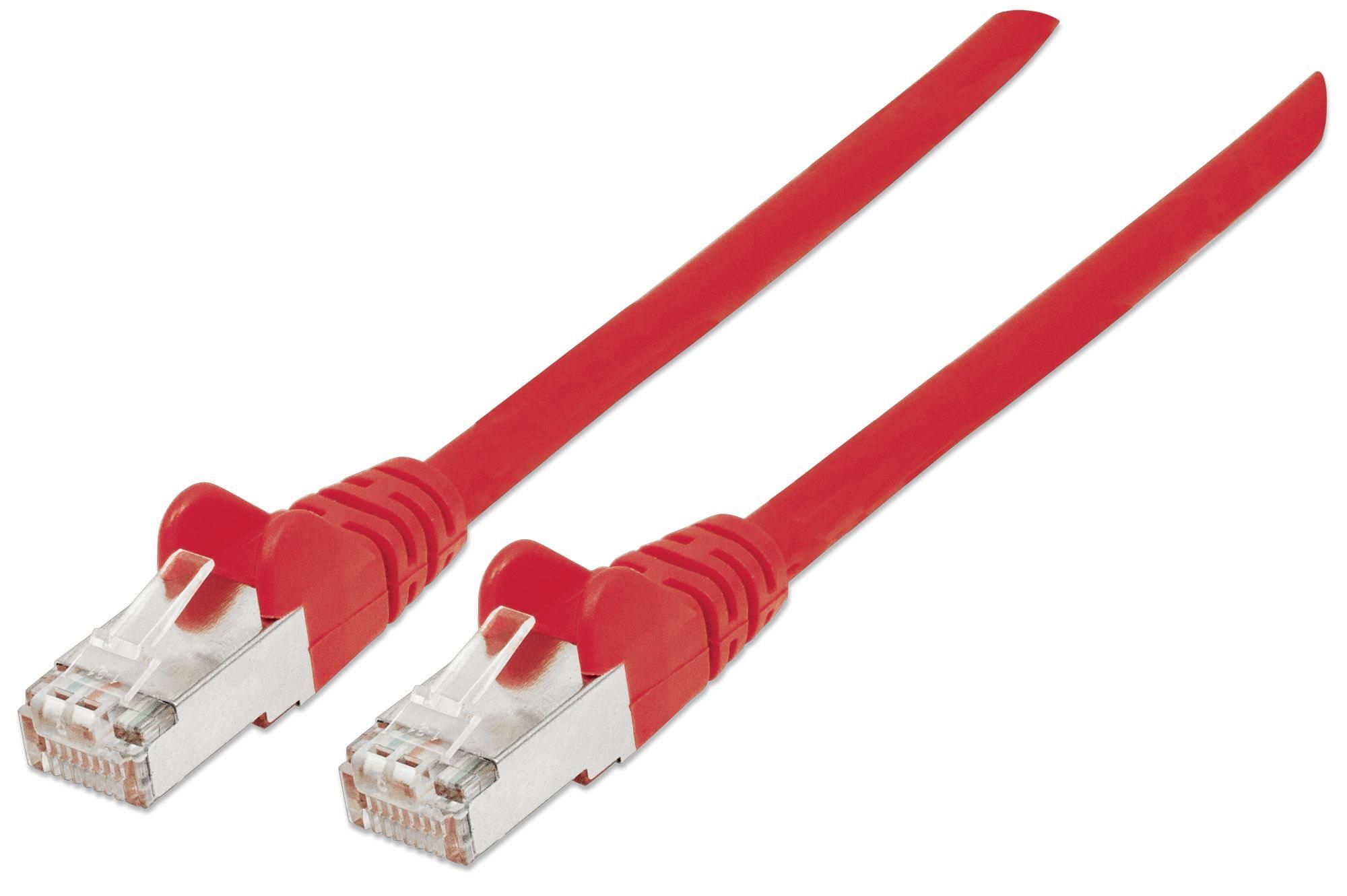 Cavo di rete Patch in rame Cat. 6A Rosso SFTP 3 mt INTELLINET