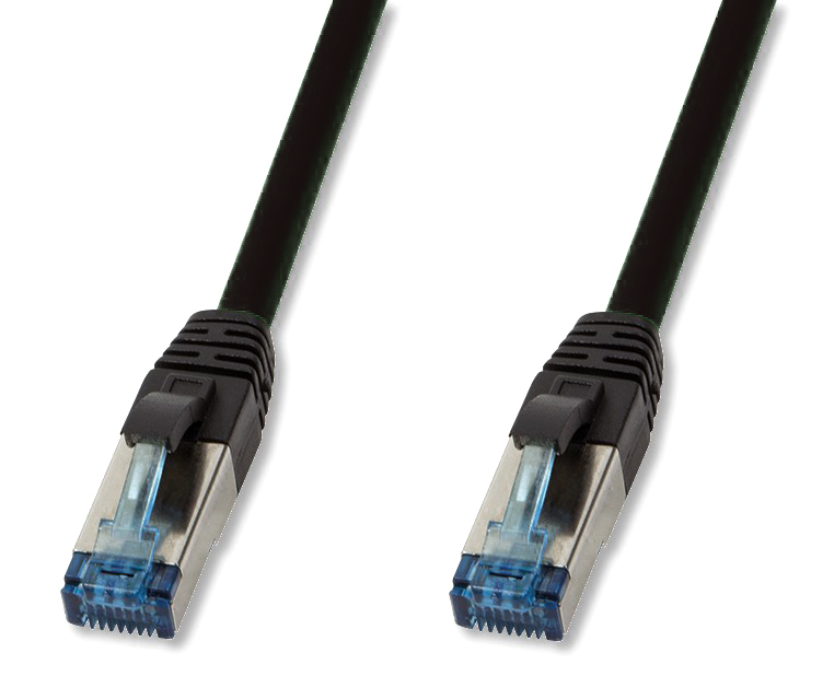 Cavo Patch Cat.6A S/FTP PUR IP20 UV 7,5m Nero LOGILINK