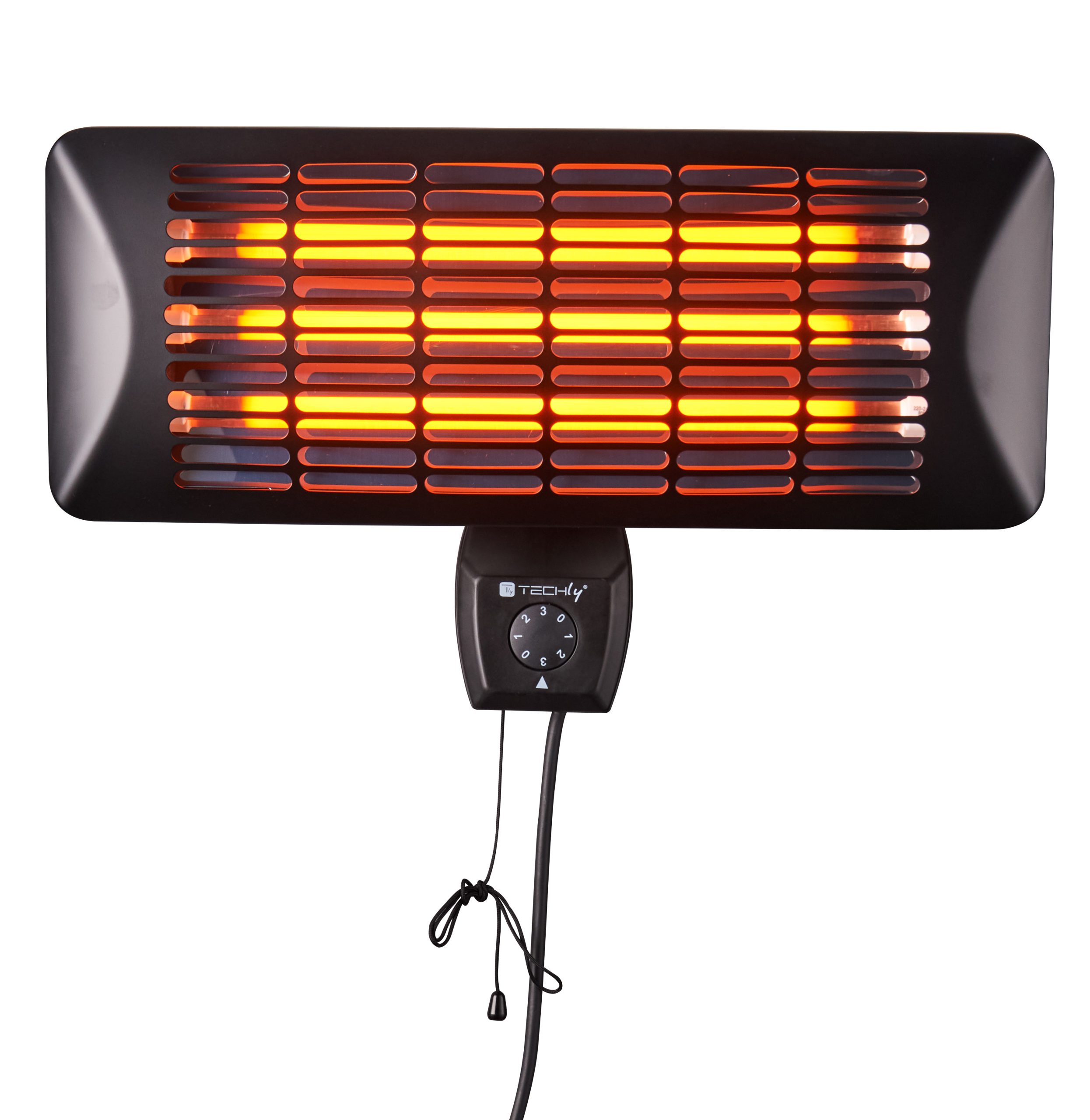 Stufetta da Parete al Quarzo per Interno Esterno IP24 2400W TECHLY