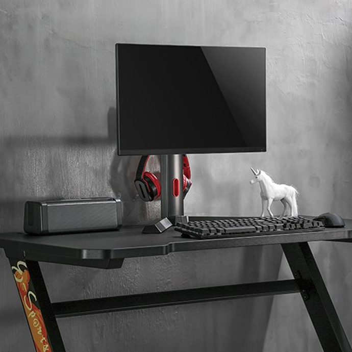 Supporto da Scrivania per Monitor Gaming LCD 17-32'' Nero TECHLY - immagine 7