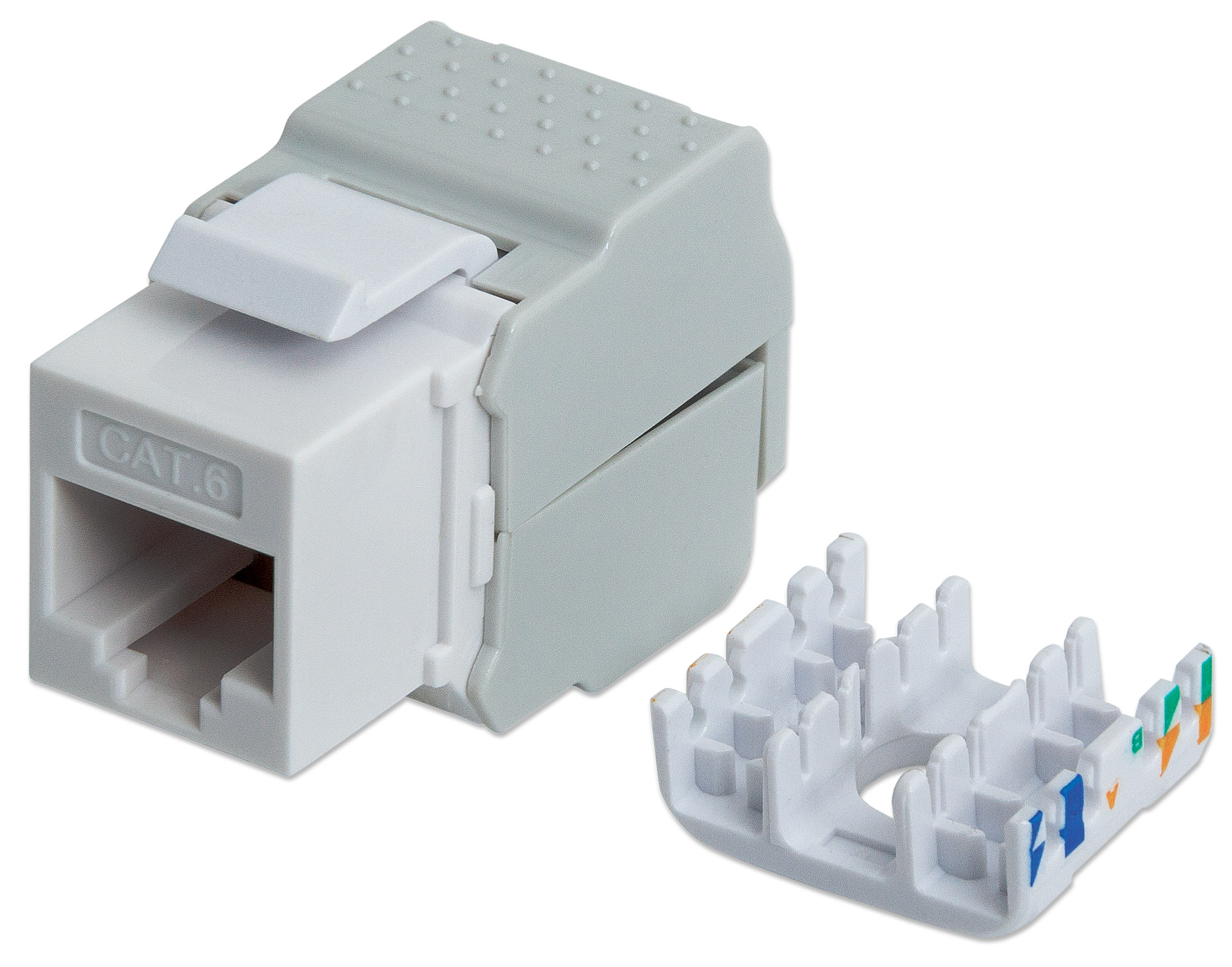 Keystone Bianco Cat6: Frutto UTP RJ45 INTELLINET