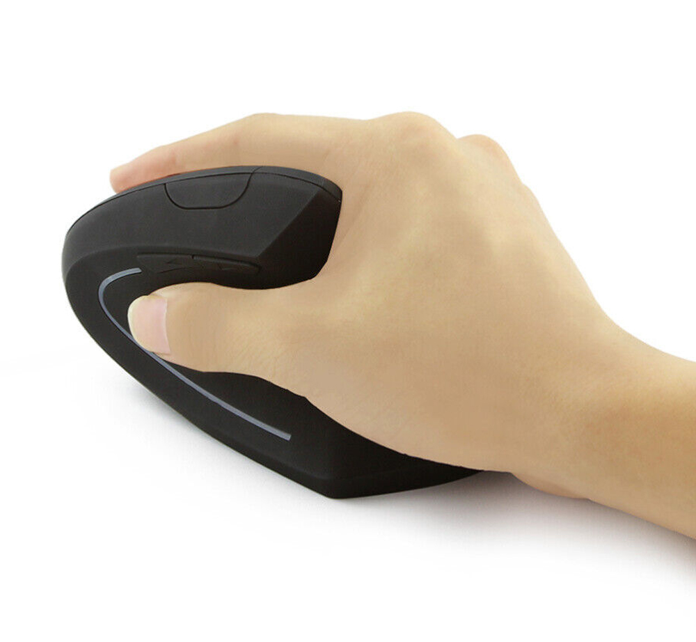 Mouse Verticale Ottico 1600dpi Ergonomico Wireless TECHLY - immagine 8